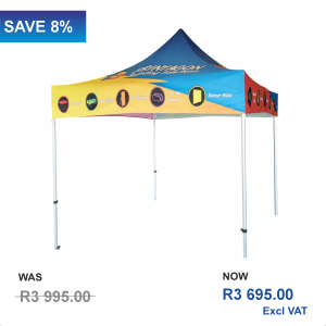 Branded 3m Standard Aluminium Gazebo