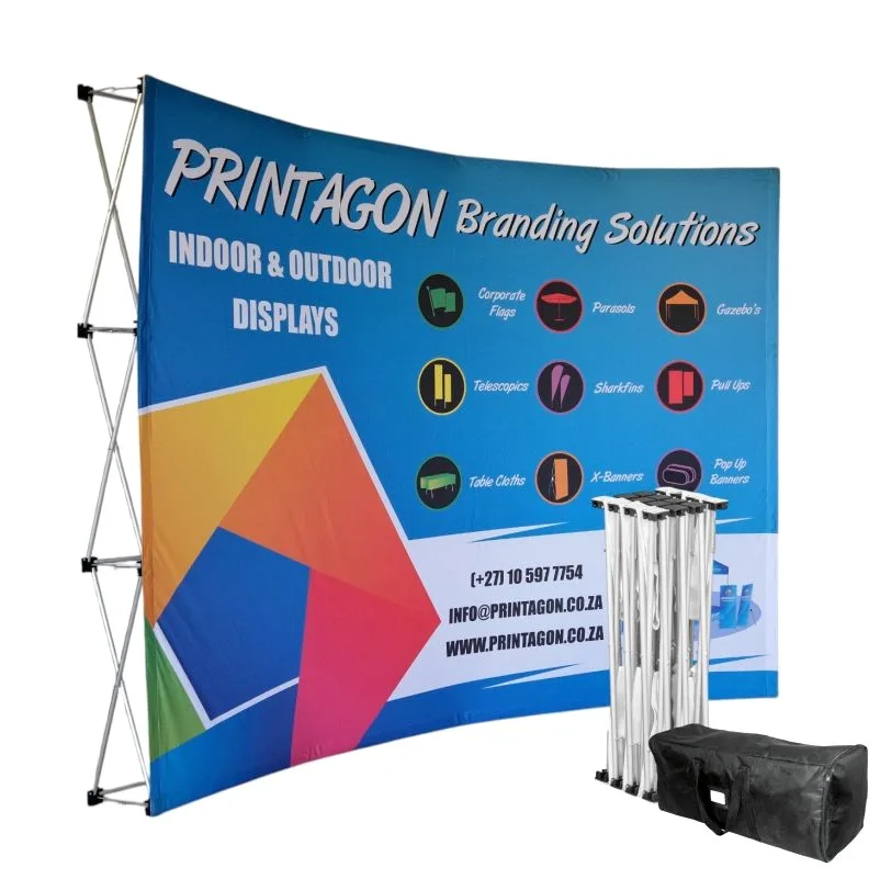 Curved Banner Walls