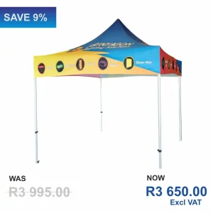 Branded 3m Standard Aluminium Gazebo