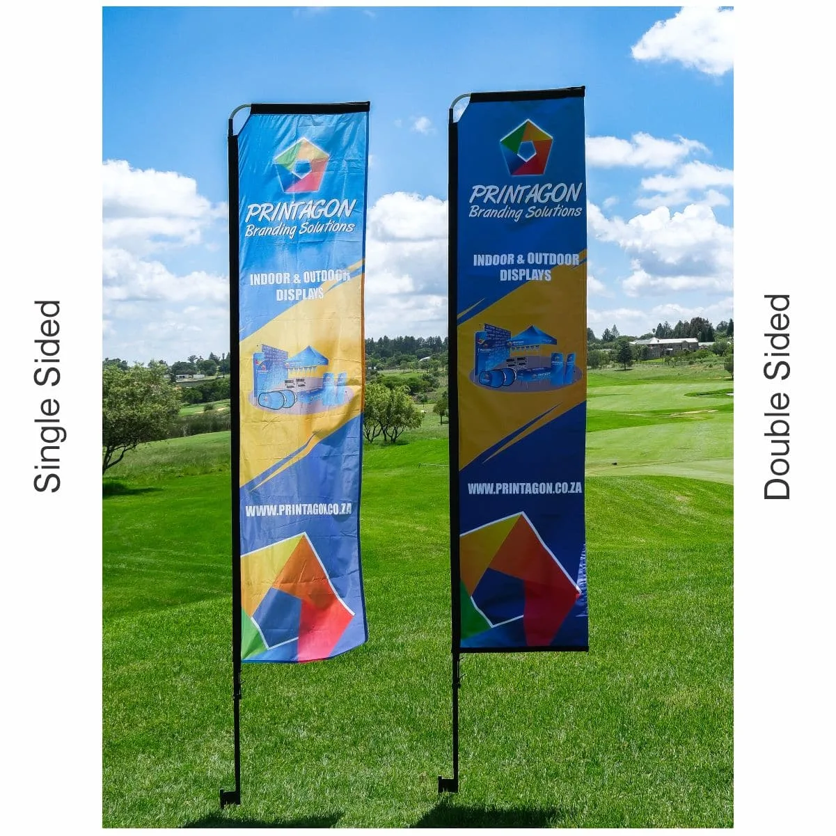 Telescopic Banner Single vs Double Sided