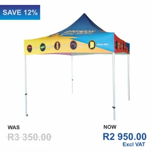 Branded 3m Standard Steel Gazebo