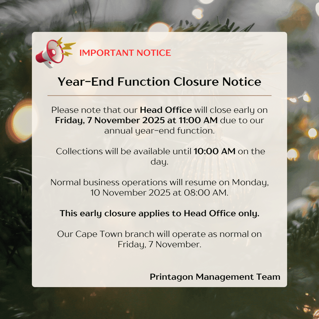 Year End Function Notice