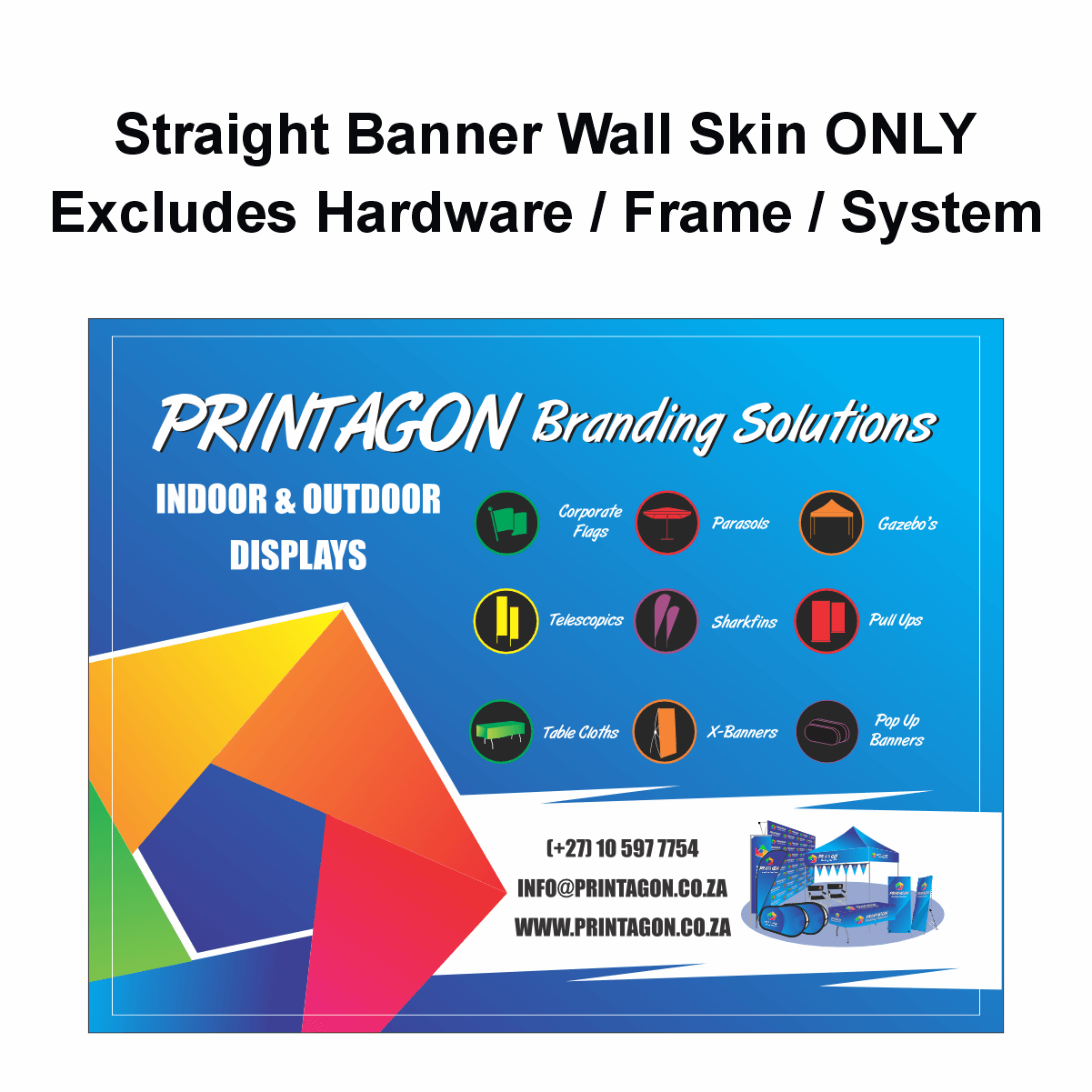 Straight Banner Wall Reprint